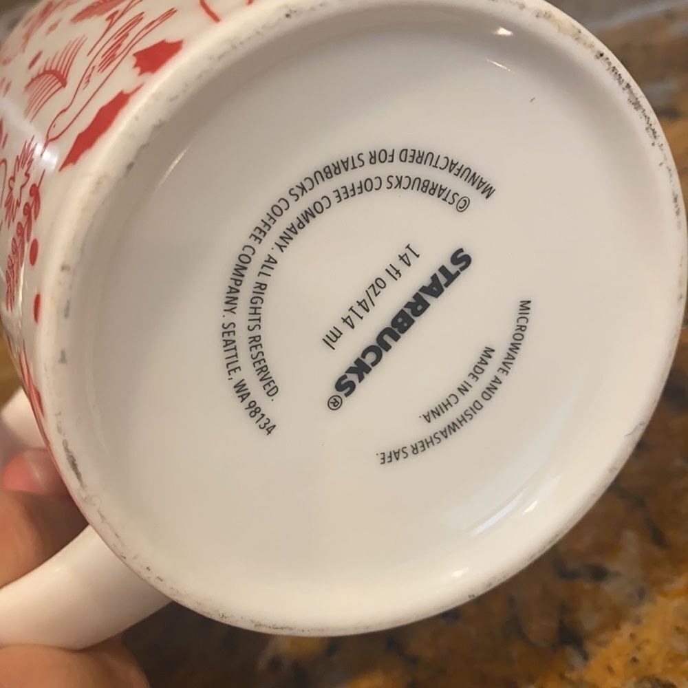Starbucks holiday winter print mug - Picture 5 of 5